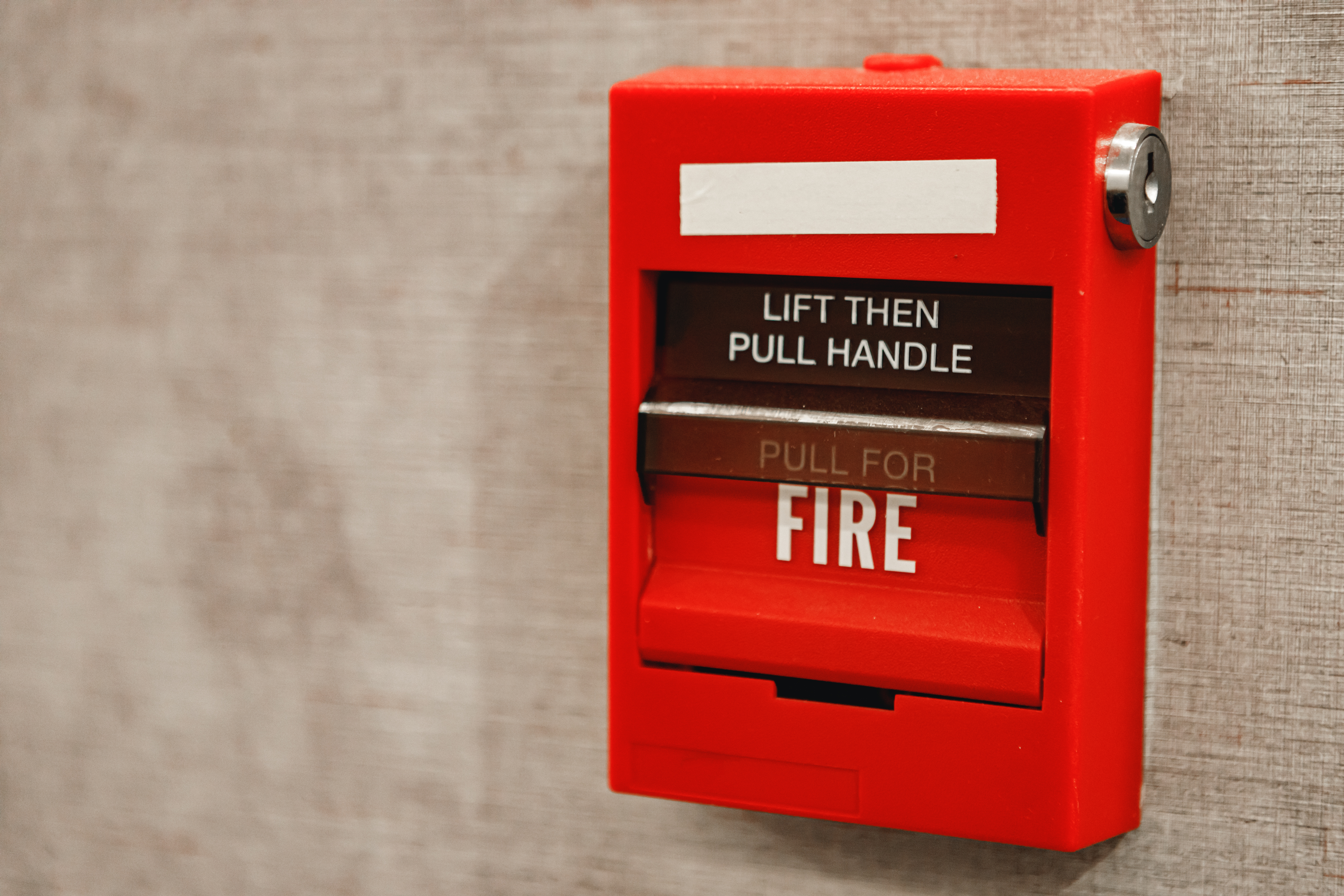 Fire alarm detector and control panel installation
