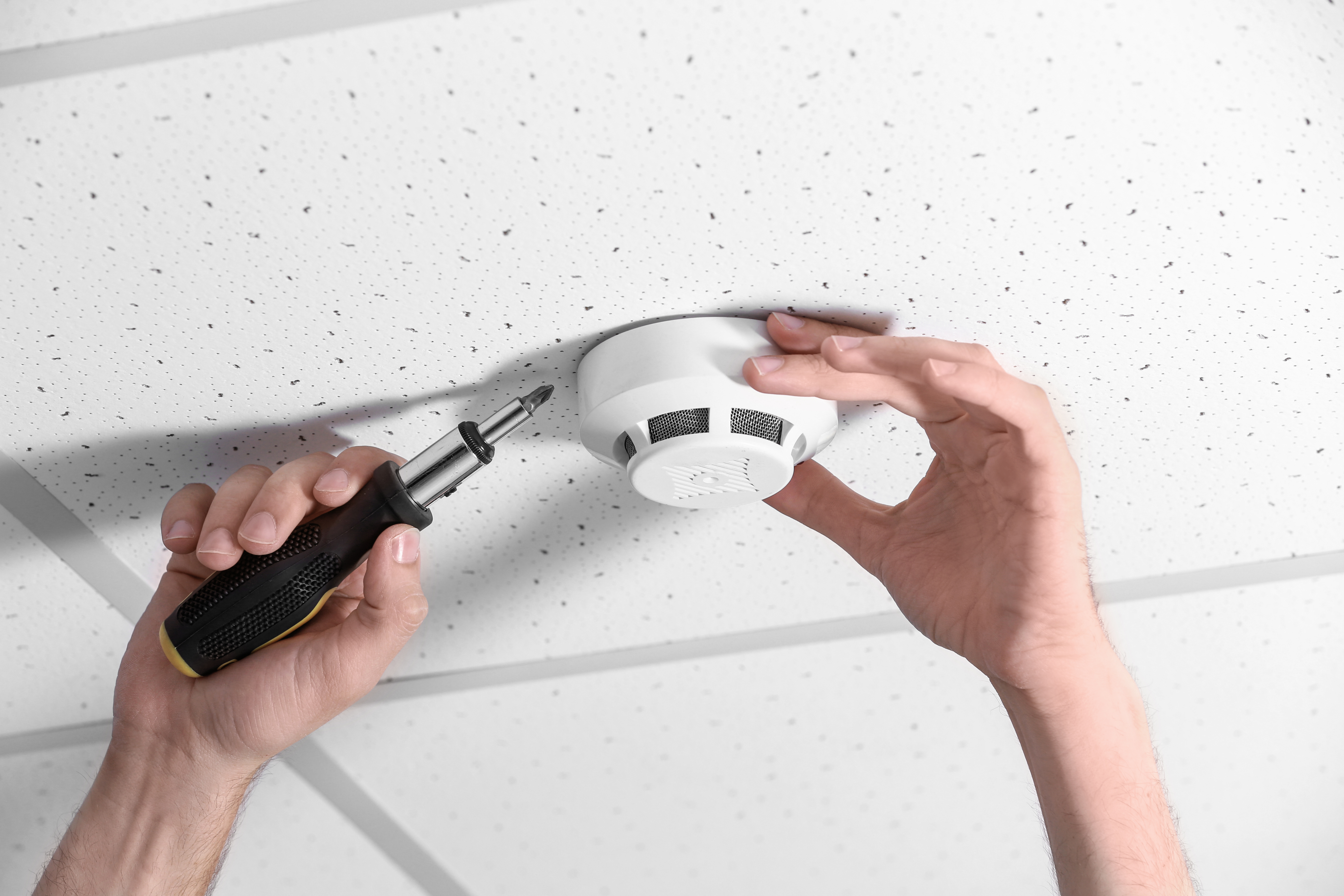 Smoke heat detectors call points sounders